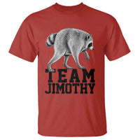 Team Jimothy Viral Seattle Raccoon T Shirt Vintage Trash Panda Meme Graphic