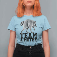 Team Jimothy Viral Seattle Raccoon T Shirt For Women Vintage Trash Panda Meme Graphic