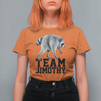 Team Jimothy Viral Seattle Raccoon T Shirt For Women Vintage Trash Panda Meme Graphic