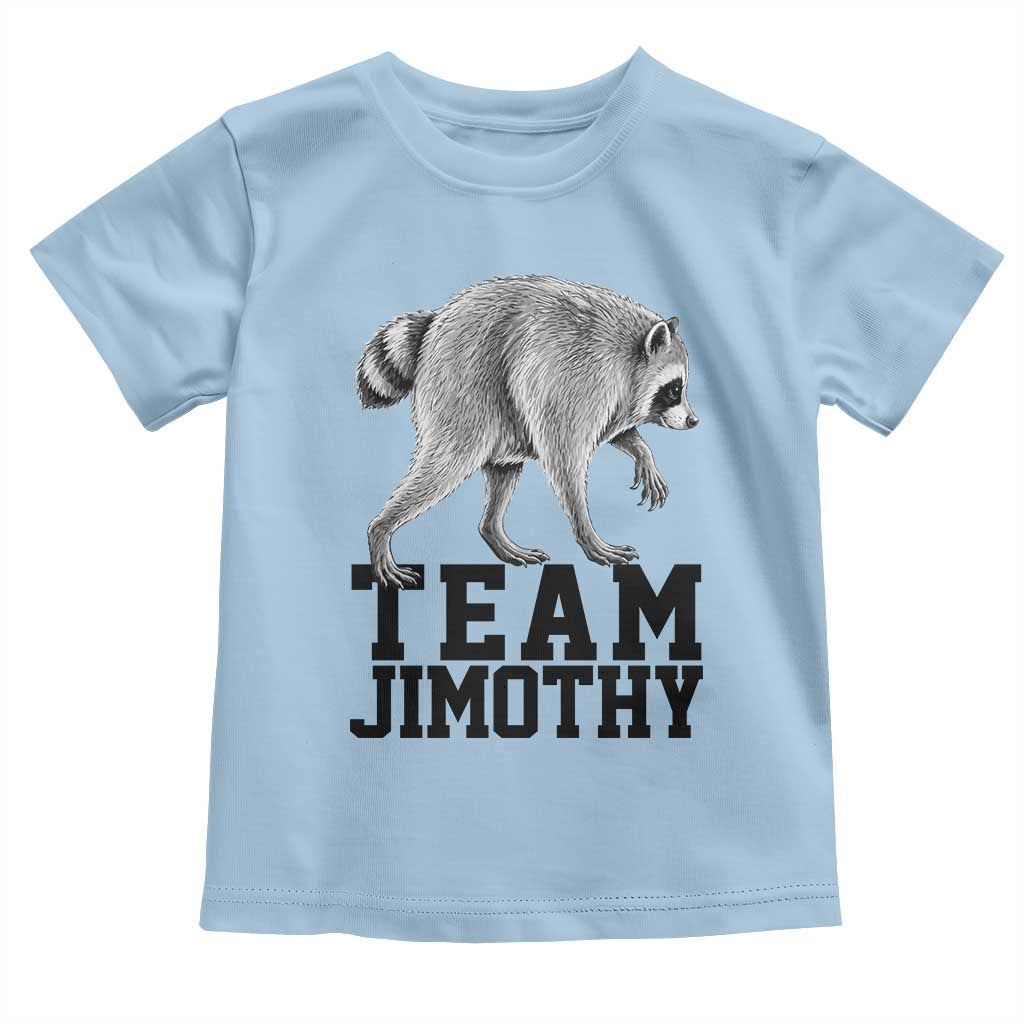 Team Jimothy Viral Seattle Raccoon Toddler T Shirt Vintage Trash Panda Meme Graphic