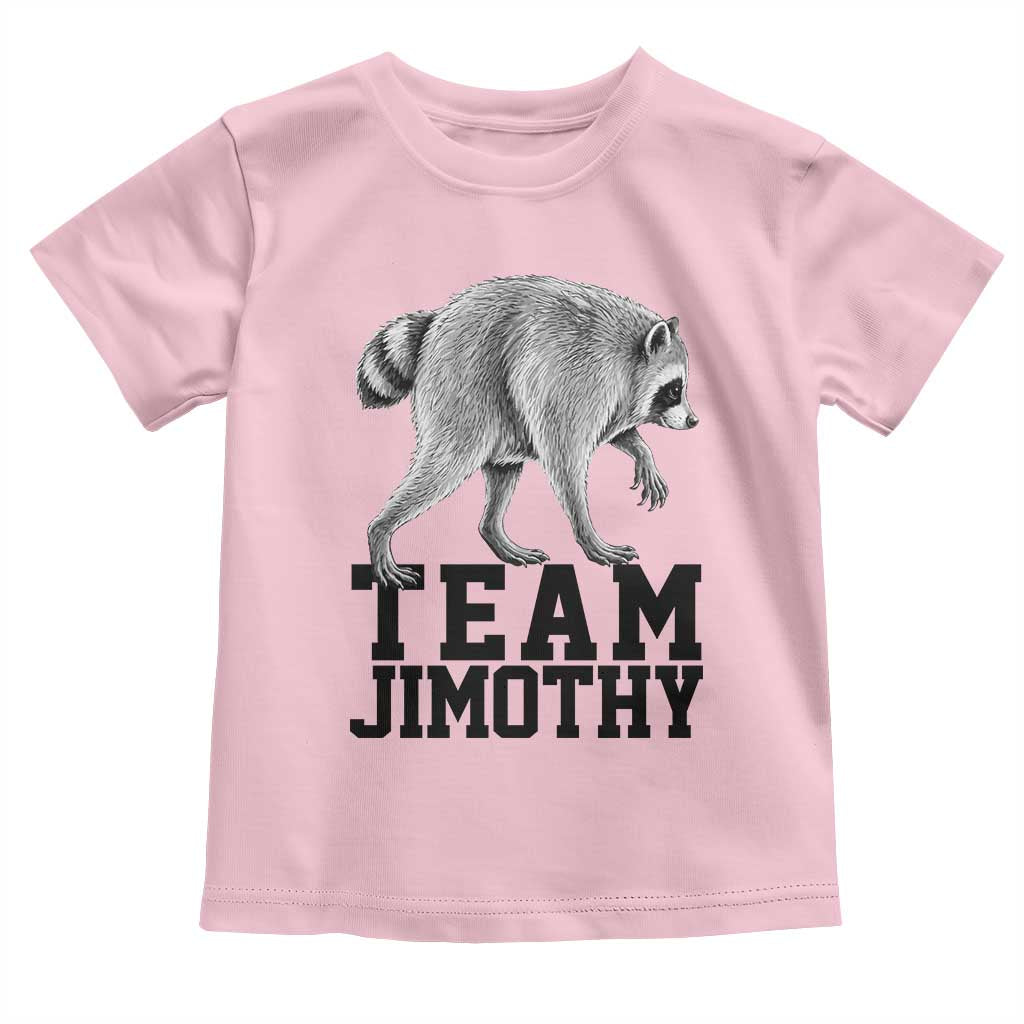Team Jimothy Viral Seattle Raccoon Toddler T Shirt Vintage Trash Panda Meme Graphic