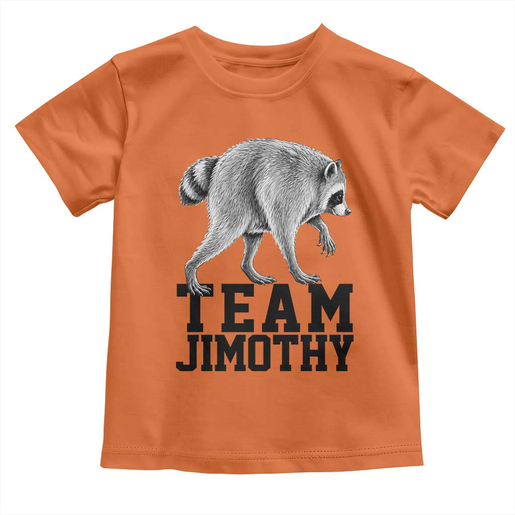 Team Jimothy Viral Seattle Raccoon Toddler T Shirt Vintage Trash Panda Meme Graphic