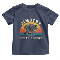 Jimothy from Seattle WA Feral Legend Raccoon Toddler T Shirt Viral Trash Panda Vintage Sunset Arch Graphic