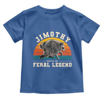 Jimothy from Seattle WA Feral Legend Raccoon Toddler T Shirt Viral Trash Panda Vintage Sunset Arch Graphic