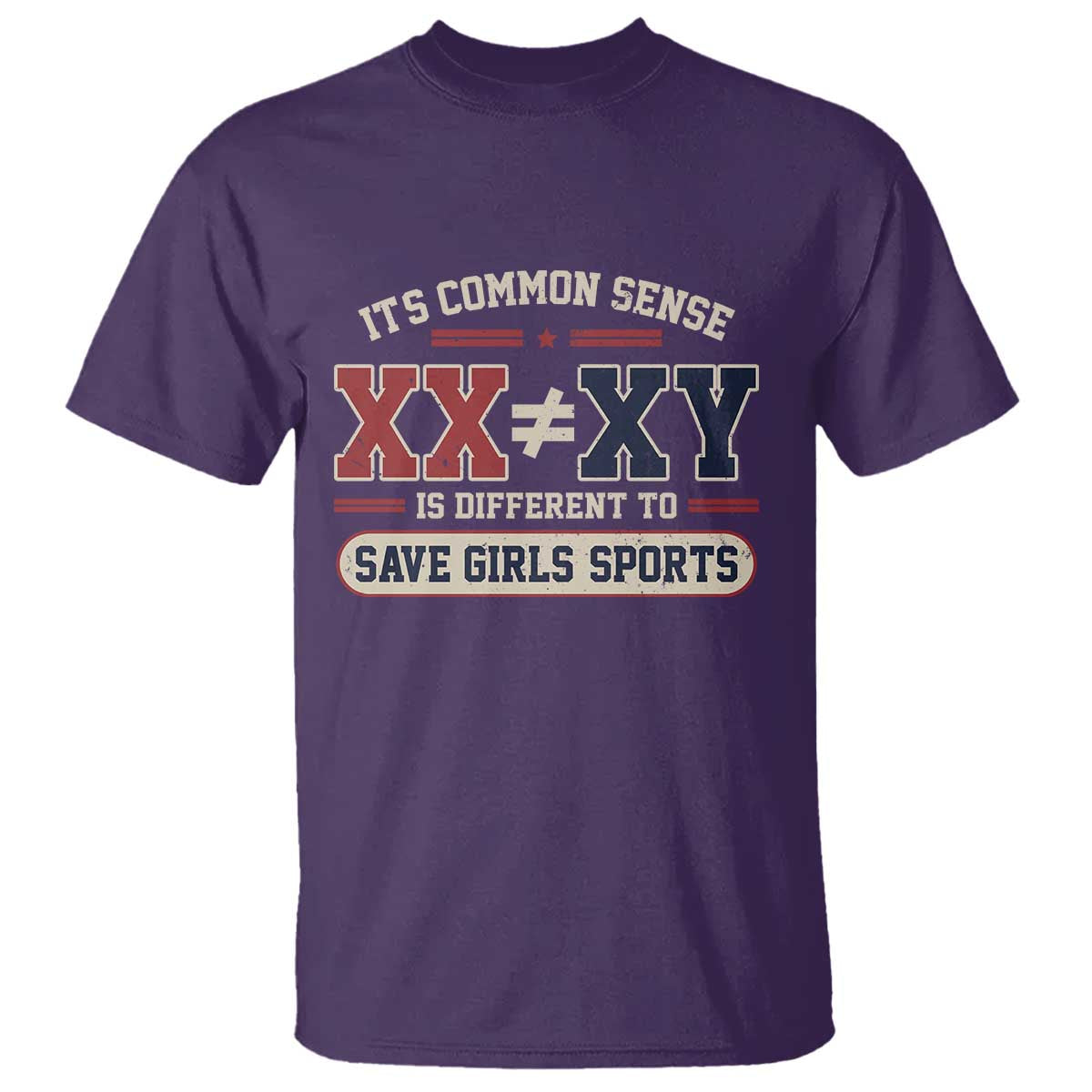 Save Girls Sports XX Does Not Equal XY T Shirt Biological Science Vintage Varsity Athletic Graphic