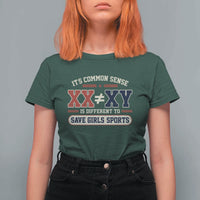Save Girls Sports XX Does Not Equal XY T Shirt For Women Biological Science Vintage Varsity Athletic Graphic