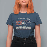 Save Girls Sports XX Does Not Equal XY T Shirt For Women Biological Science Vintage Varsity Athletic Graphic