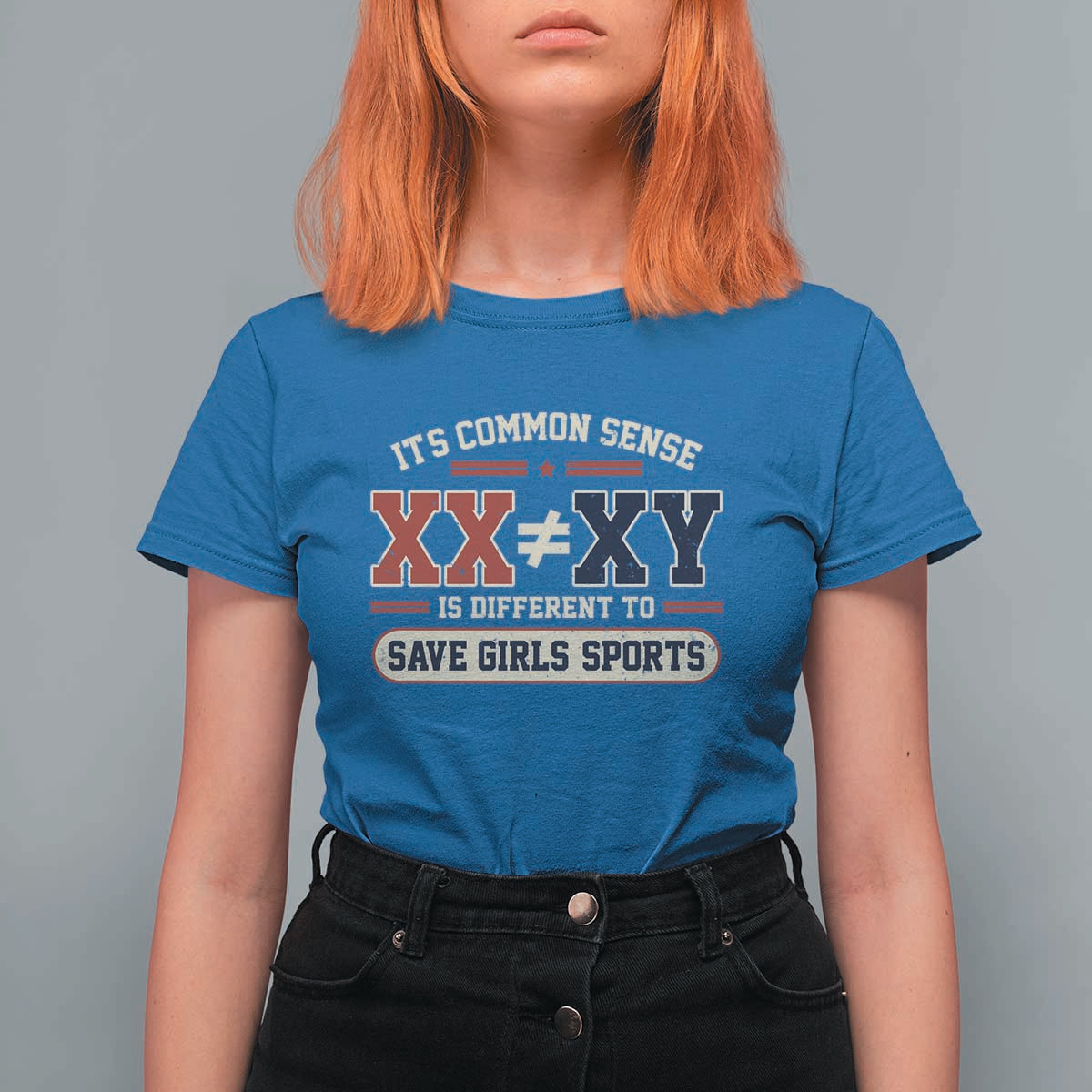 Save Girls Sports XX Does Not Equal XY T Shirt For Women Biological Science Vintage Varsity Athletic Graphic