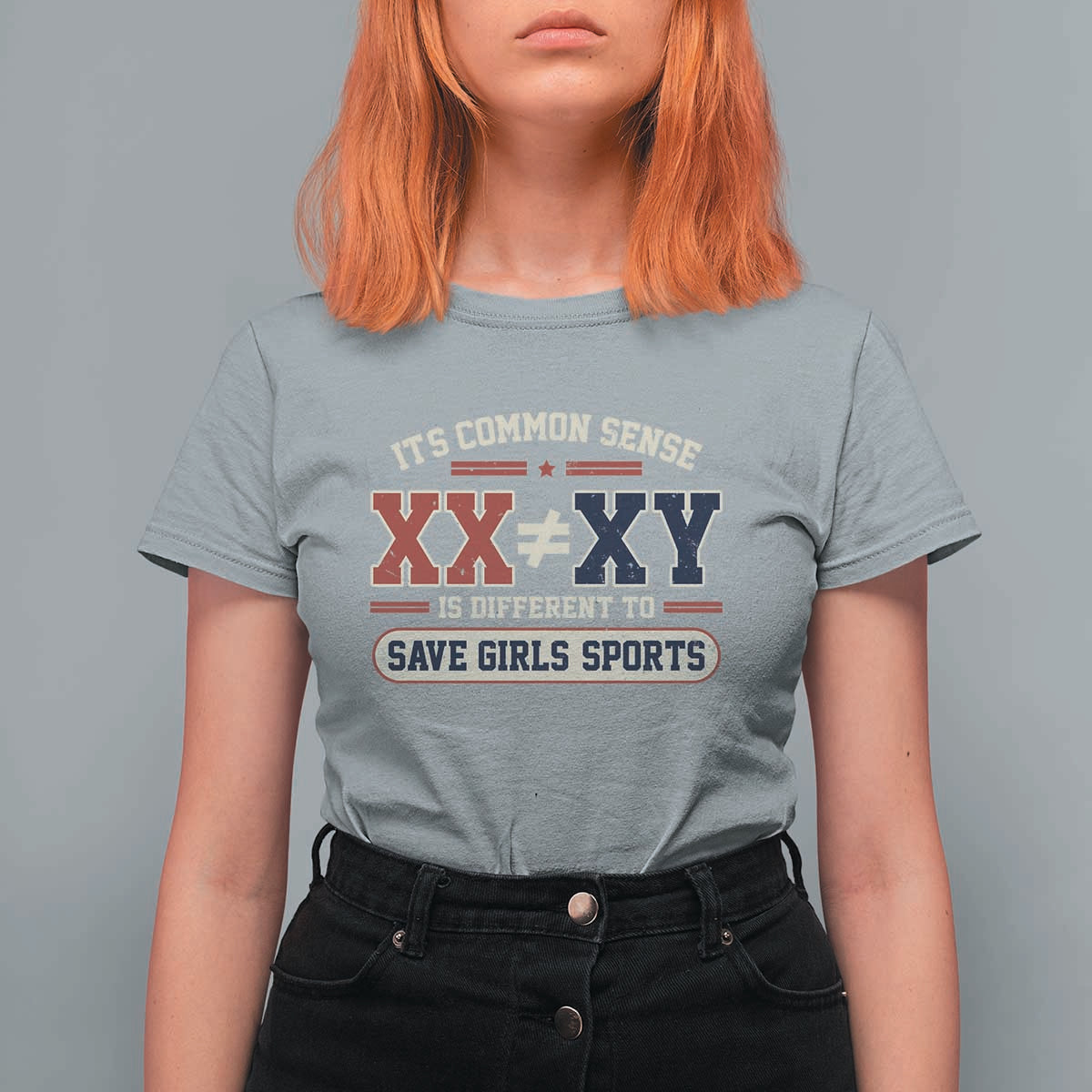 Save Girls Sports XX Does Not Equal XY T Shirt For Women Biological Science Vintage Varsity Athletic Graphic