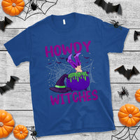 Halloween Witch T Shirt Howdy Witches Western Cowgirl - Wonder Print Shop