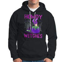 Halloween Witch Hoodie Howdy Witches Western Cowgirl - Wonder Print Shop