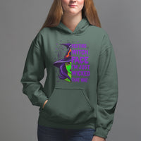 Halloween Witch Hoodie Resting Witch Face I'm Just Wicked That Way - Wonder Print Shop