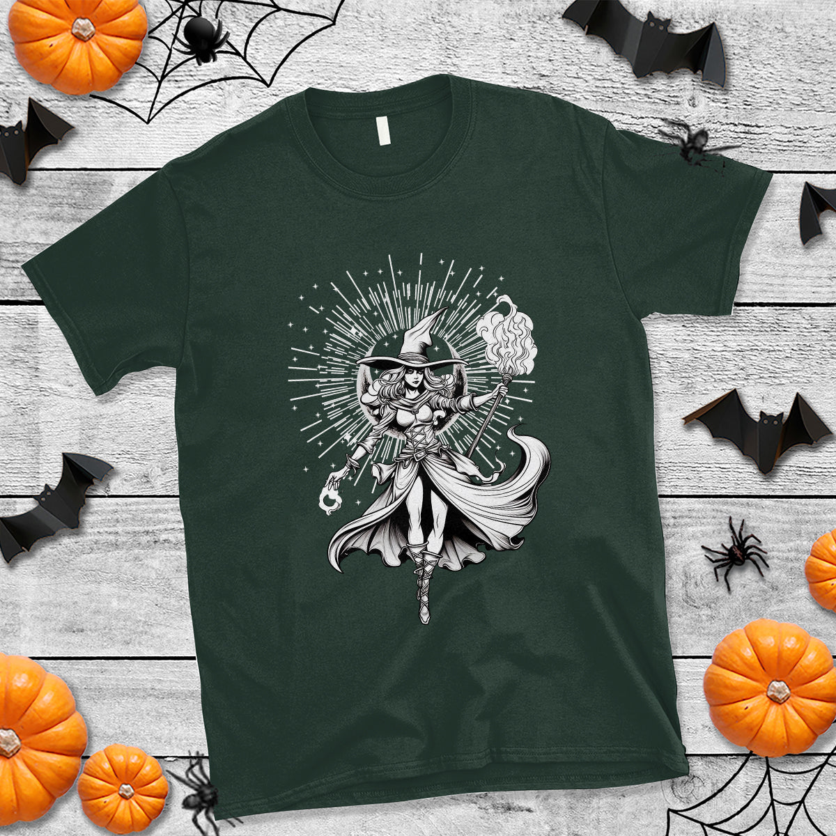 Witch T Shirt Black Gothic - Wonder Print Shop