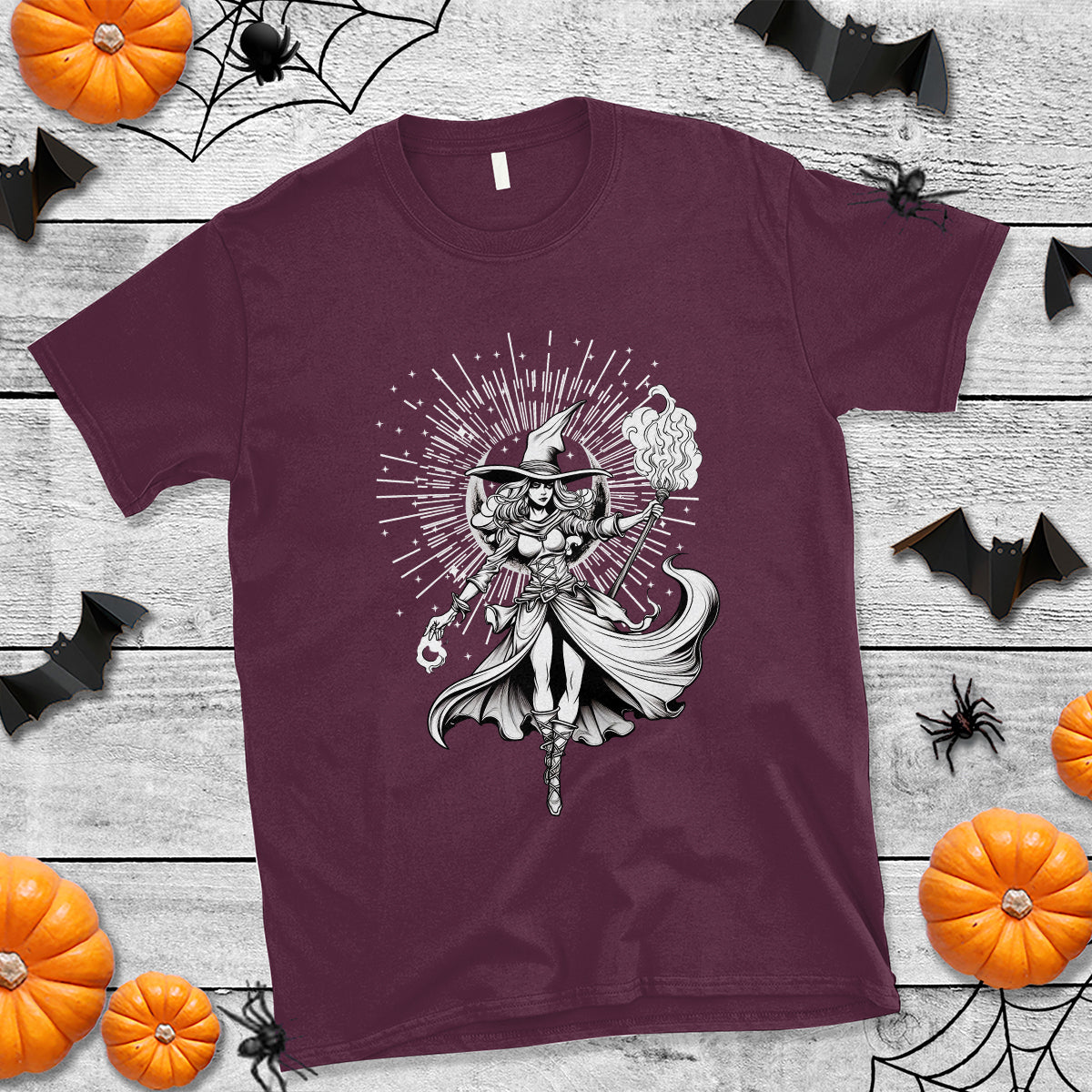 Witch T Shirt Black Gothic - Wonder Print Shop