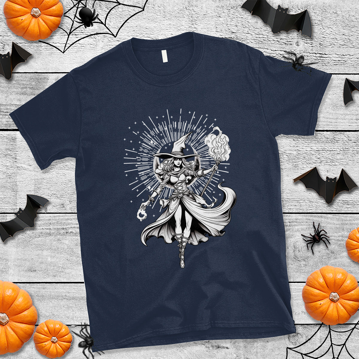 Witch T Shirt Black Gothic - Wonder Print Shop