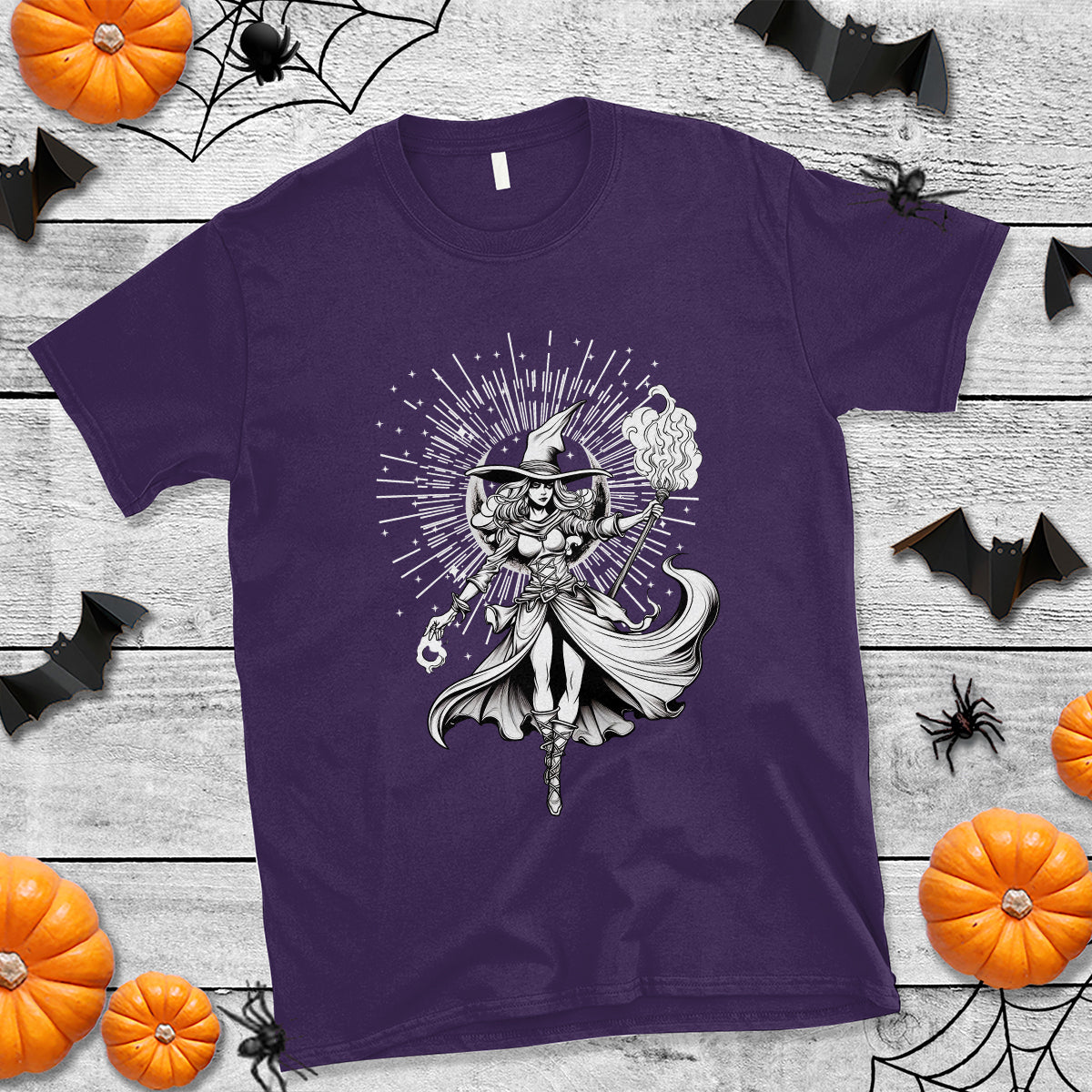 Witch T Shirt Black Gothic - Wonder Print Shop