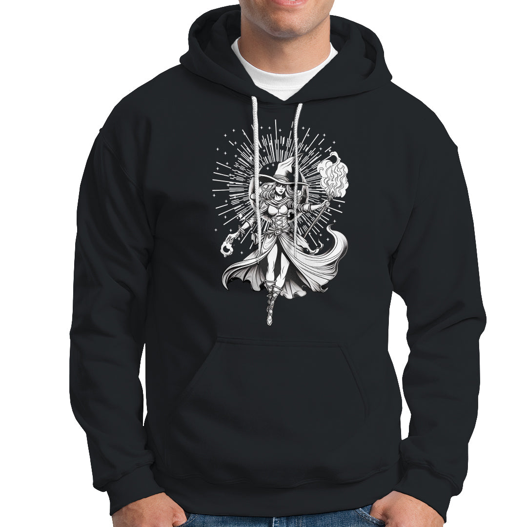 Witch Hoodie Black Gothic - Wonder Print Shop