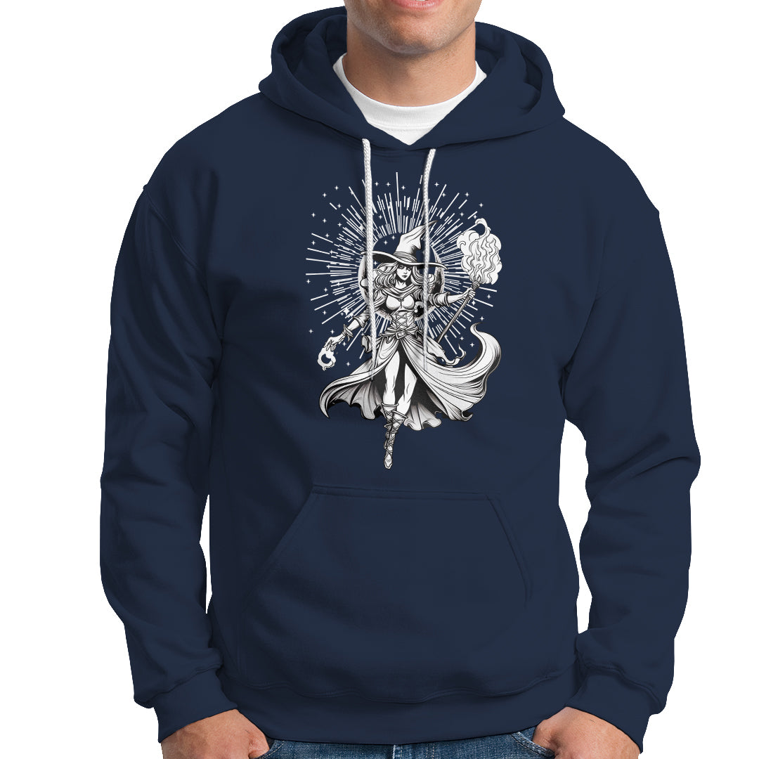Witch Hoodie Black Gothic - Wonder Print Shop
