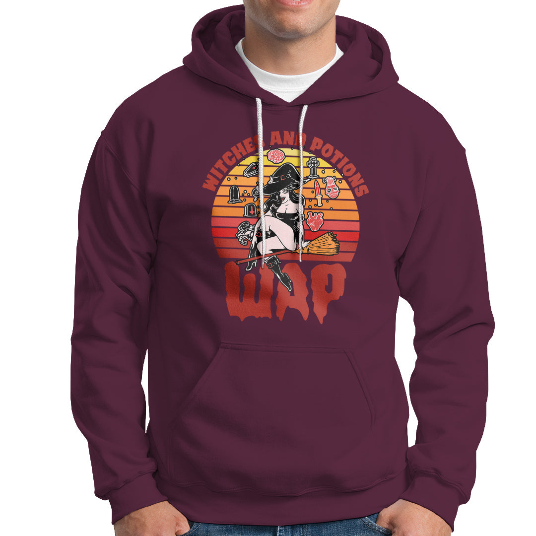 Witch Hoodie WAP Witches And Potions Retro - Wonder Print Shop