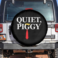 Quiet Piggy Funny Blonde Spare Tire Cover Political Satire Humor Free Speech - Wonder Print Shop