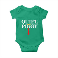 Quiet Piggy Funny Blonde Baby Onesie Political Satire Humor Free Speech - Wonder Print Shop