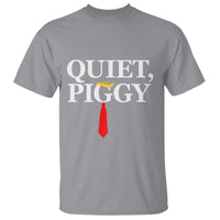 Quiet Piggy Funny Blonde T Shirt Political Satire Humor Free Speech - Wonder Print Shop