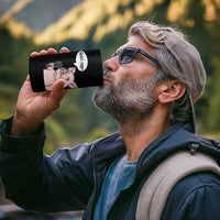 Quiet Piggy Funny Sarcastic Pig 4 in 1 Can Cooler Tumbler Political Satire Humor Free Speech - Wonder Print Shop