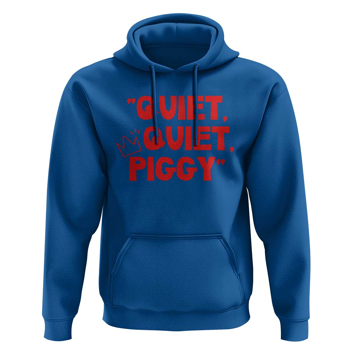 Quiet Quiet Piggy Hoodie Funny Political Satire Free Speech - Wonder Print Shop
