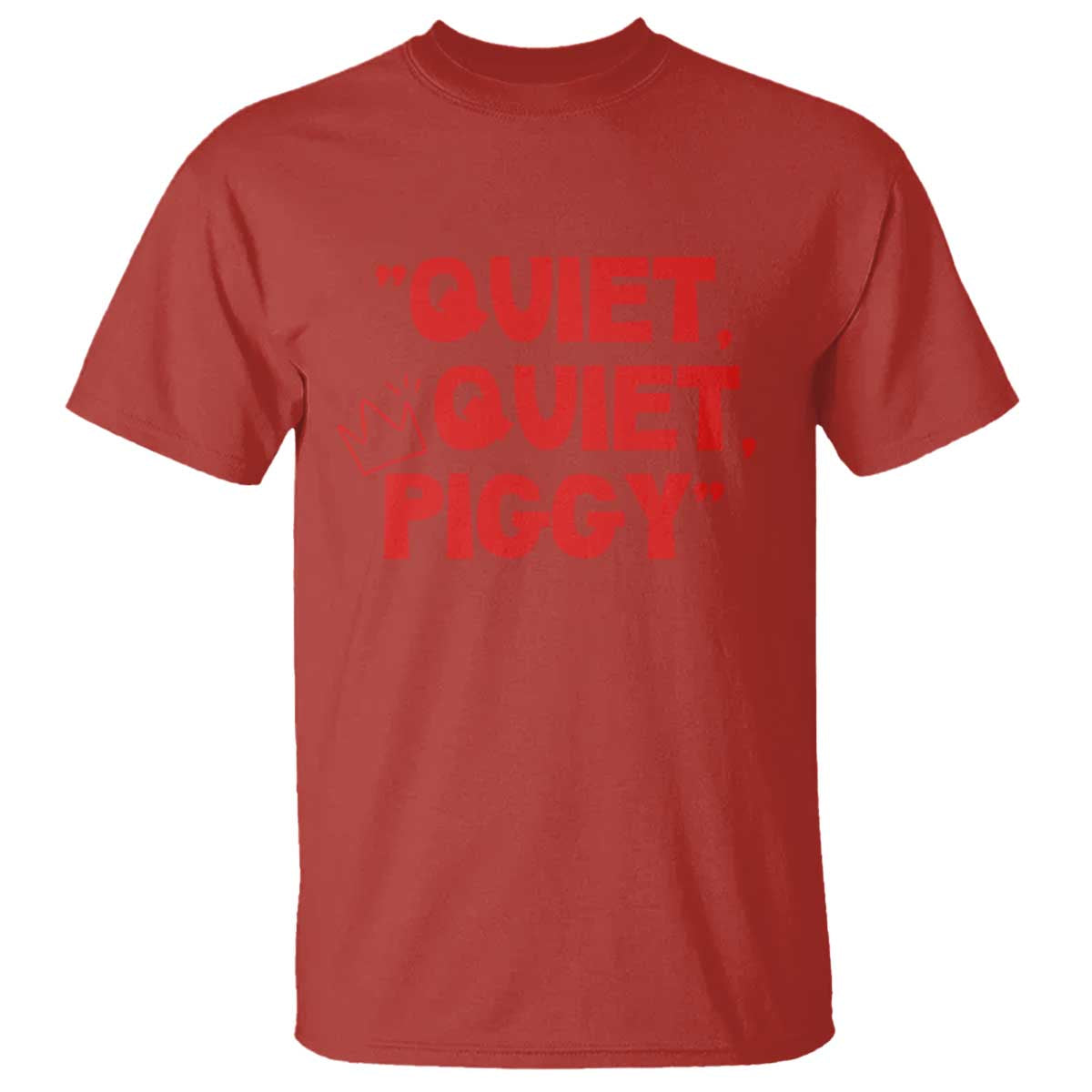 Quiet Quiet Piggy T Shirt Funny Political Satire Free Speech - Wonder Print Shop
