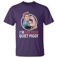 I’m Not Your Quiet Piggy T Shirt Feminist Rosie the Riveter - Wonder Print Shop