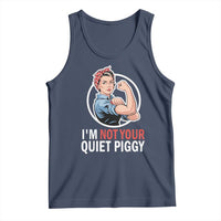 I’m Not Your Quiet Piggy Tank Top Feminist Rosie the Riveter - Wonder Print Shop