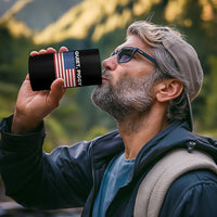 Quiet Piggy Patriotic Meme 4 in 1 Can Cooler Tumbler Satirical USA Flag Free Speech - Wonder Print Shop