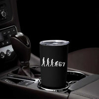 Funny 67 Reverse Evolution Tumbler Cup Sarcastic Six Seven Meme - Wonder Print Shop