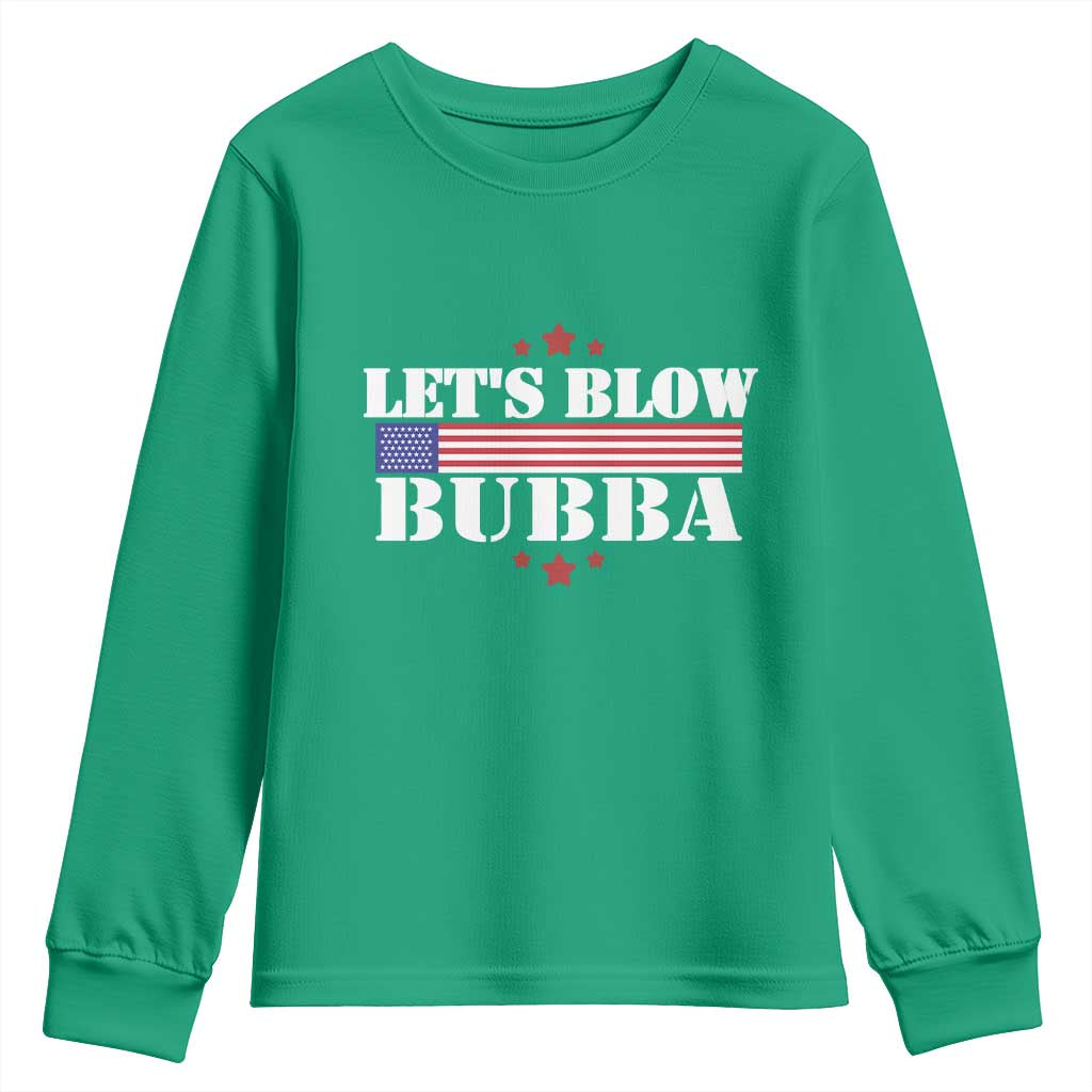 Let’s Blow Bubba Youth Sweatshirt Satirical Patriot Meme - Wonder Print Shop
