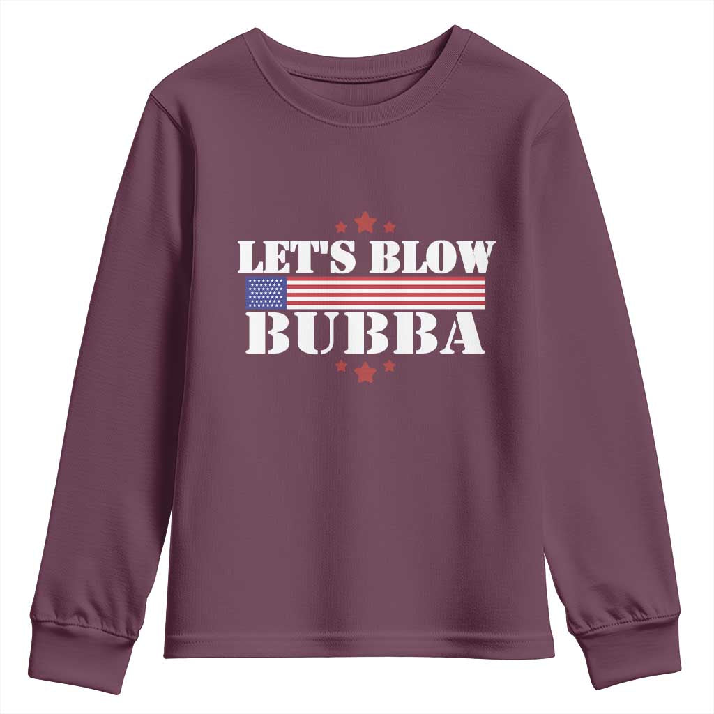 Let’s Blow Bubba Youth Sweatshirt Satirical Patriot Meme - Wonder Print Shop