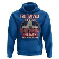 I Survived the 2025 Shutdown Hoodie Funny Government Closure Parody Political Humor - Wonder Print Shop