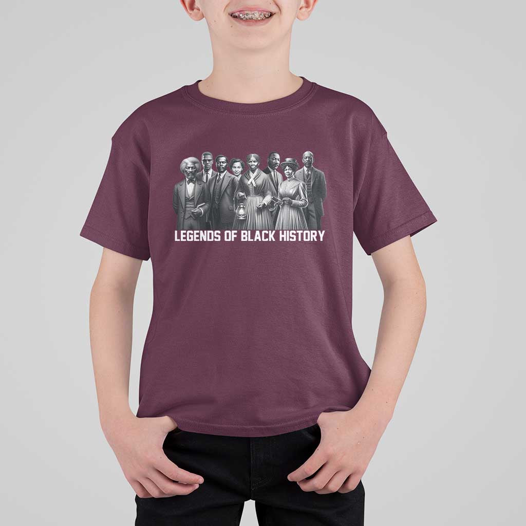 Legends of Black History T Shirt For Kid Civil Rights Leaders - Wonder Print Shop