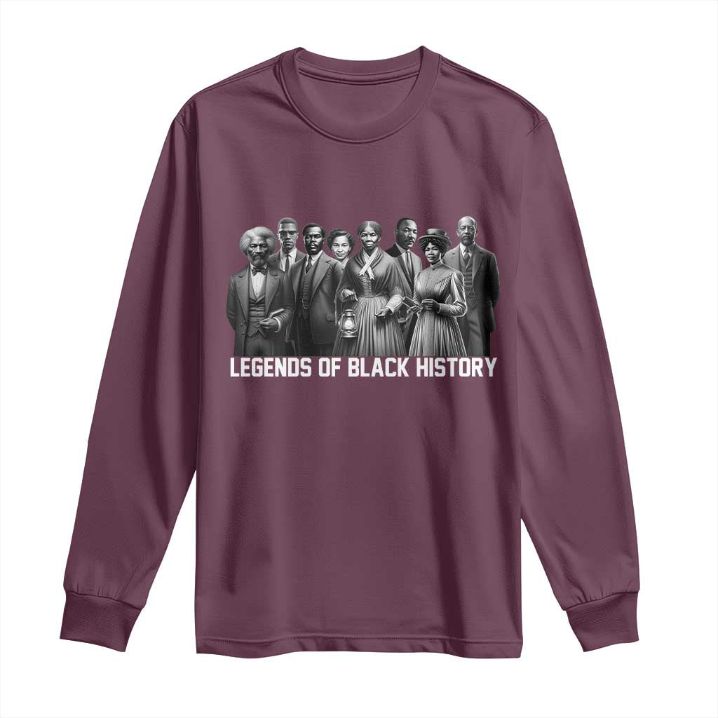 Legends of Black History Long Sleeve Shirt Civil Rights Leaders
