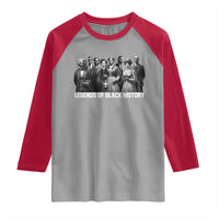 Legends of Black History Raglan Shirt Civil Rights Leaders