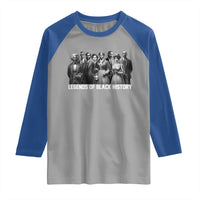 Legends of Black History Raglan Shirt Civil Rights Leaders