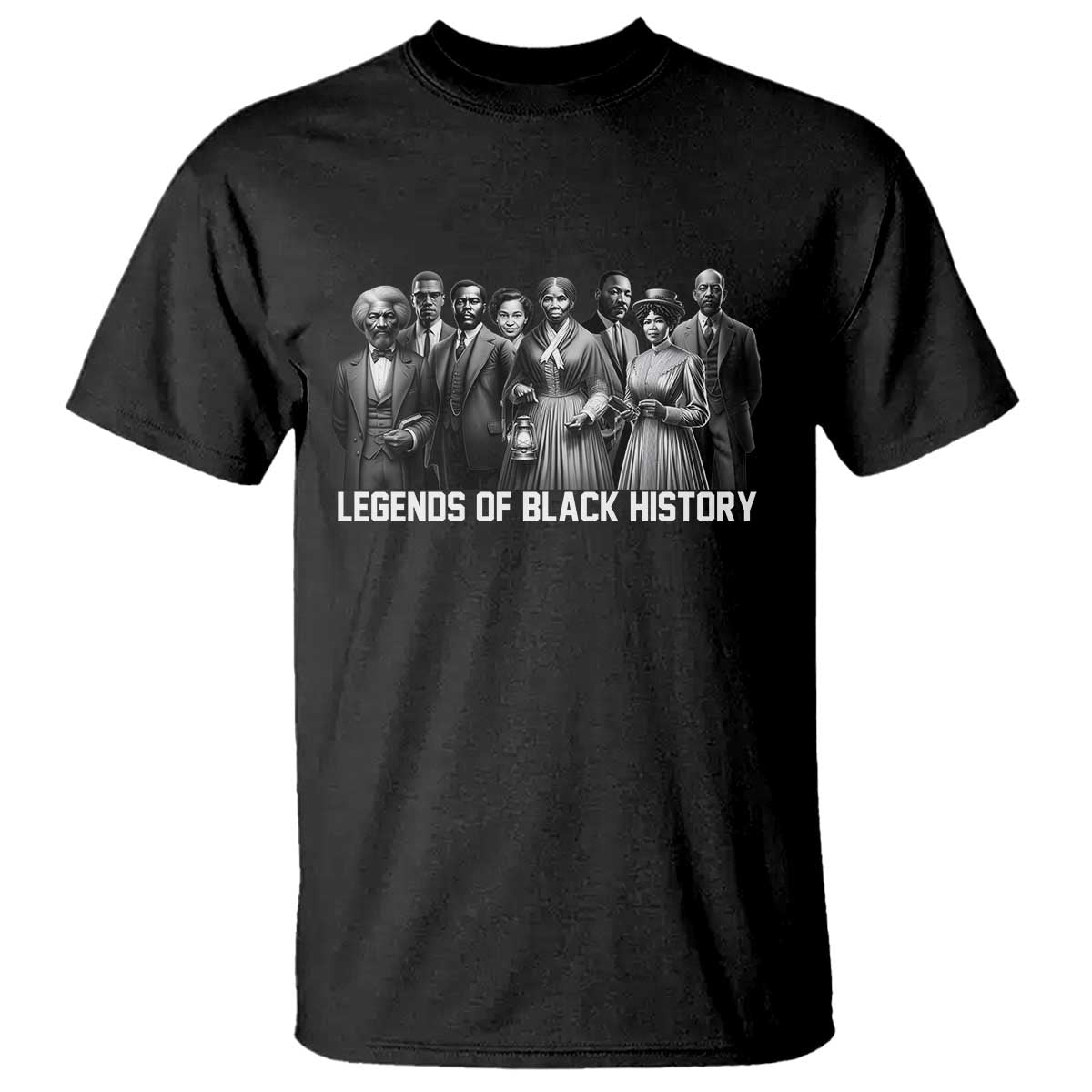 Legends of Black History T Shirt Civil Rights Leaders - Wonder Print Shop