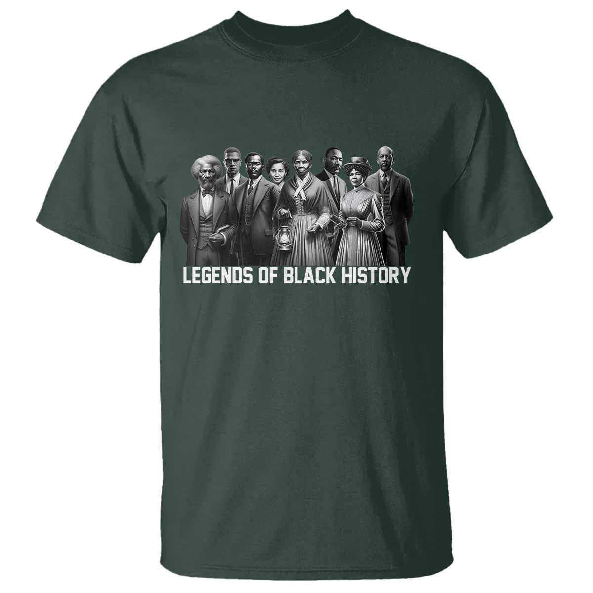 Legends of Black History T Shirt Civil Rights Leaders - Wonder Print Shop
