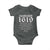 African American History Baby Onesie Project 1619 Established American Map Retro Vintage