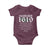 African American History Baby Onesie Project 1619 Established American Map Retro Vintage