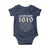 African American History Baby Onesie Project 1619 Established American Map Retro Vintage