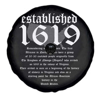 African American History Spare Tire Cover Project 1619 Established American Map Retro Vintage