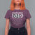 African American History T Shirt For Women Project 1619 Established American Map Retro Vintage - Wonder Print Shop