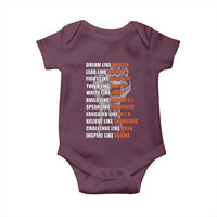 Civil Right Leaders Inspiration Baby Onesie Dream Like Martin Black History African American