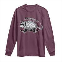 Funny Opossum Meme Long Sleeve Shirt Awesome Possum Cool 90s Retro Vintage Animal Lover