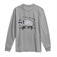 Funny Opossum Meme Long Sleeve Shirt Awesome Possum Cool 90s Retro Vintage Animal Lover